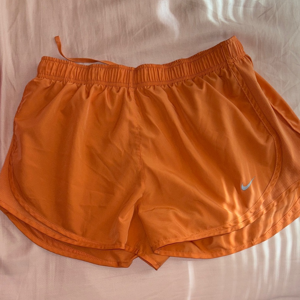 Nike Women's Bright Orange Athletic Shorts